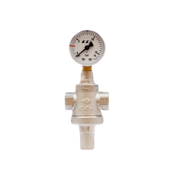 ECA 1 1/4" Su Basınç Düşürücü Valf – Manometreli, Rakorsuz