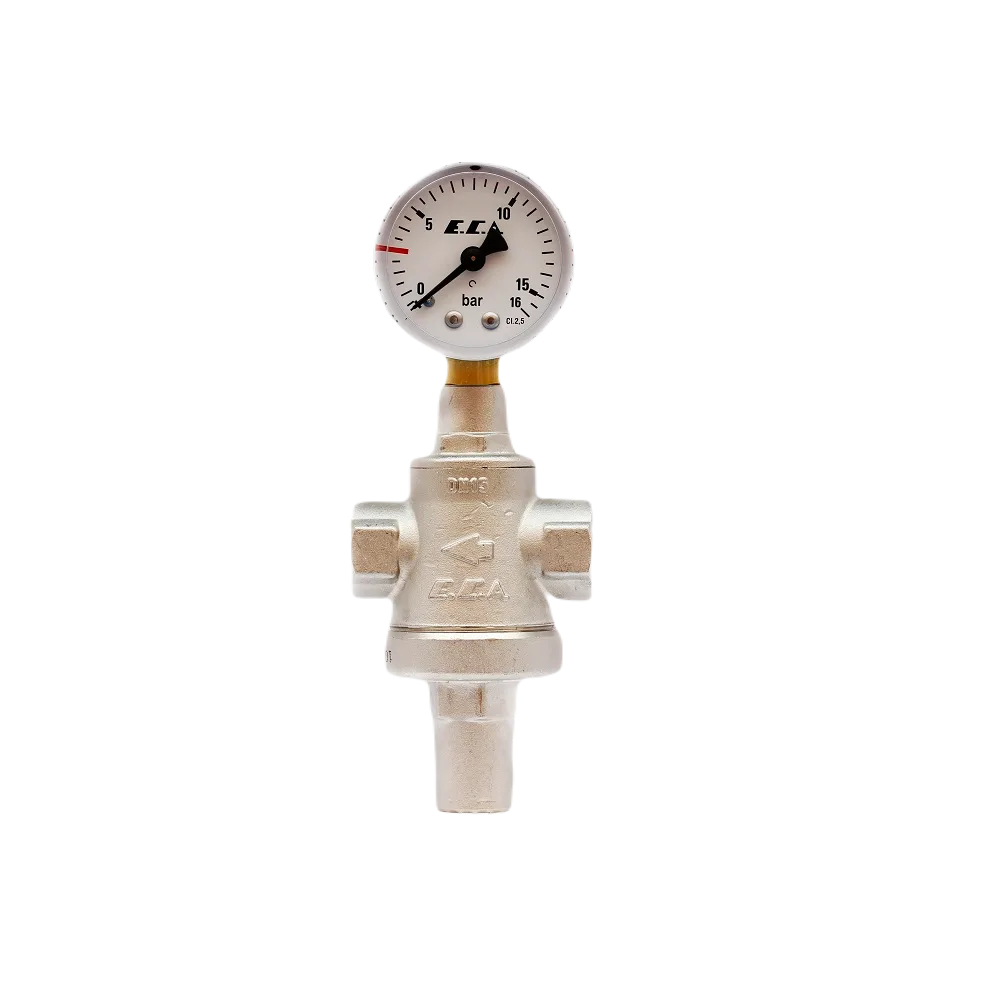 ECA 1 1/4" Su Basınç Düşürücü Valf – Manometreli, Rakorsuz