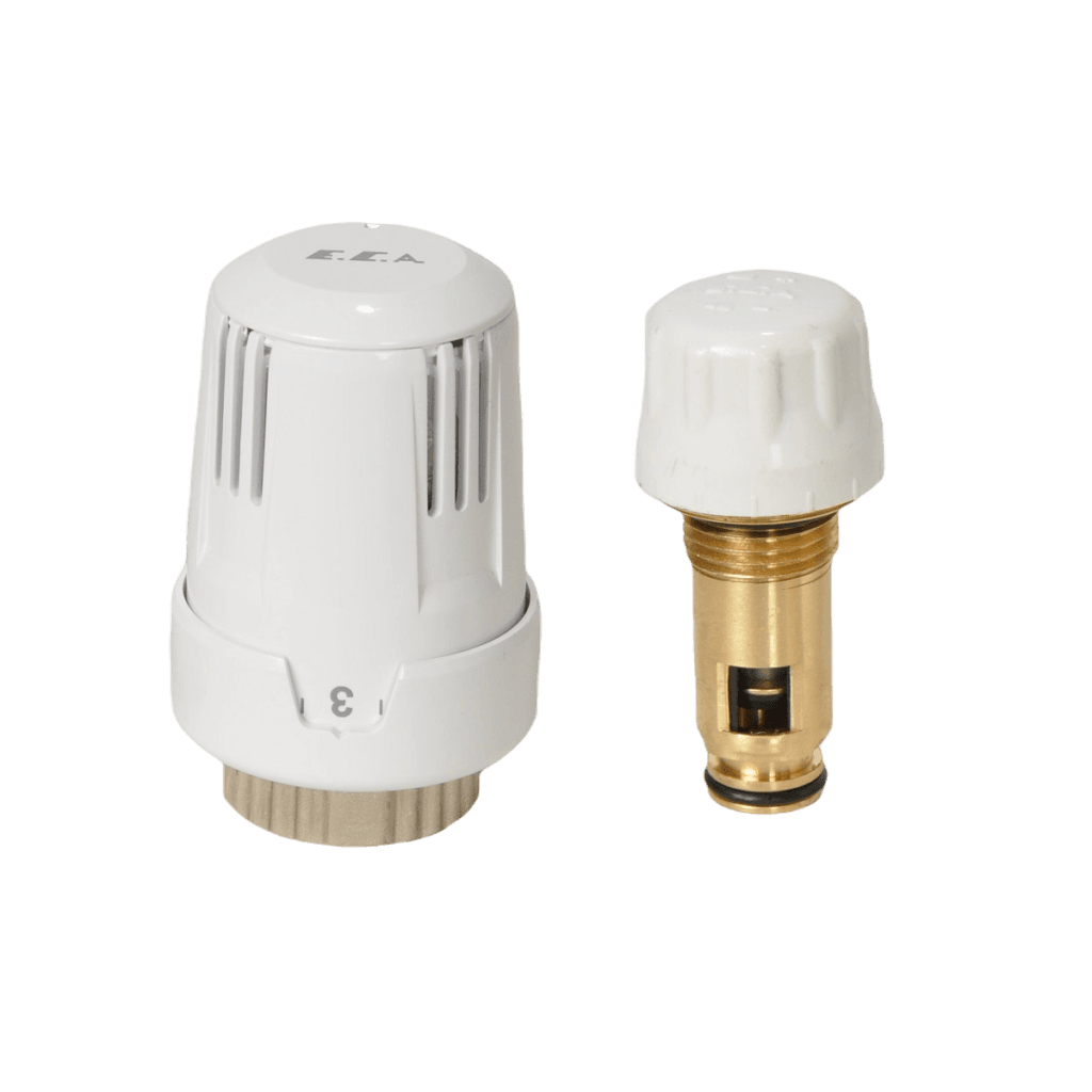 ECA 1/2" TRV3 Köşe Termostatik Radyatör Vanası Kompakt Ventilli